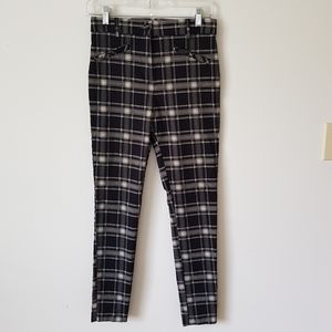 2/10 $Black and Gray plaid  Primark pant